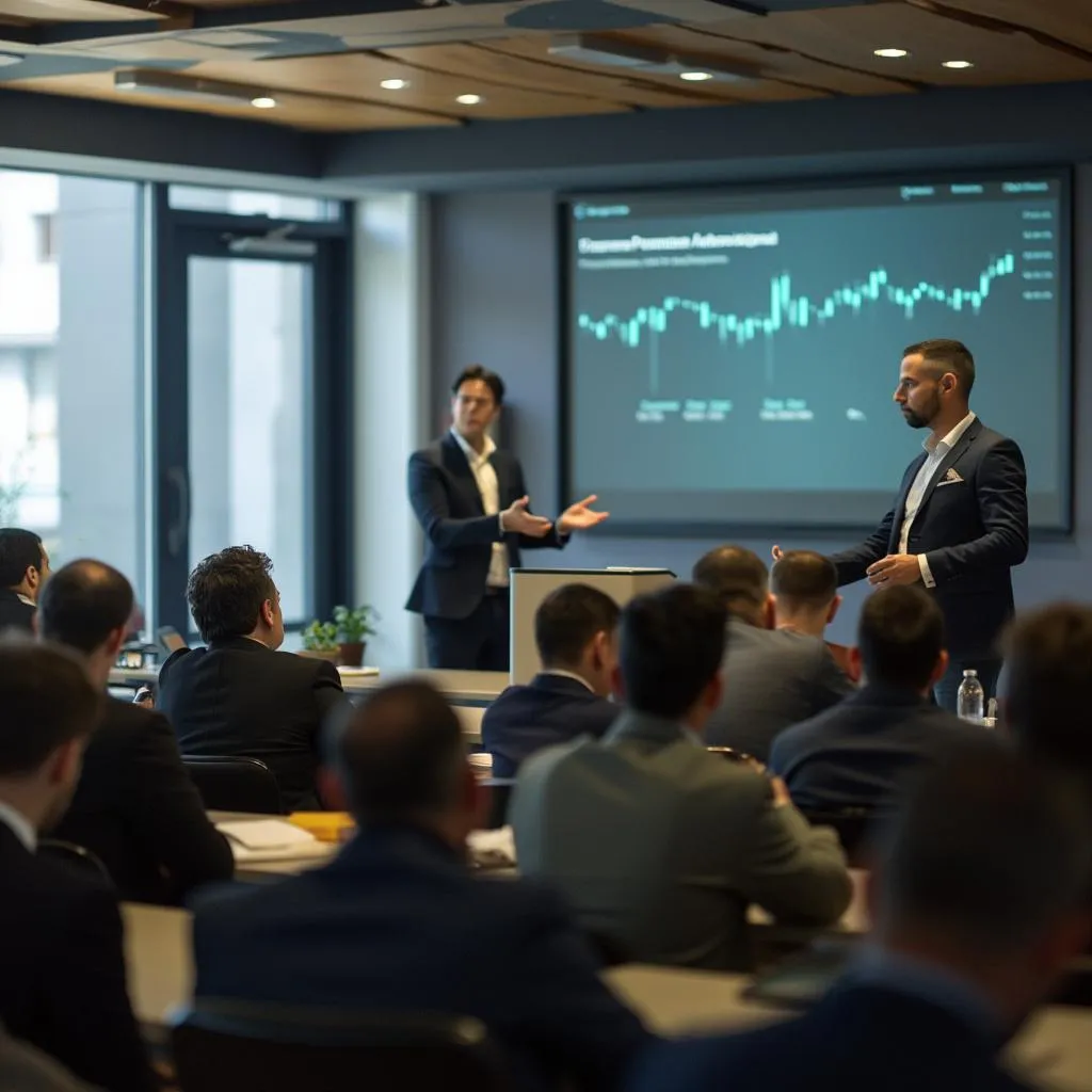 Equipo de FinArg en seminario financiero